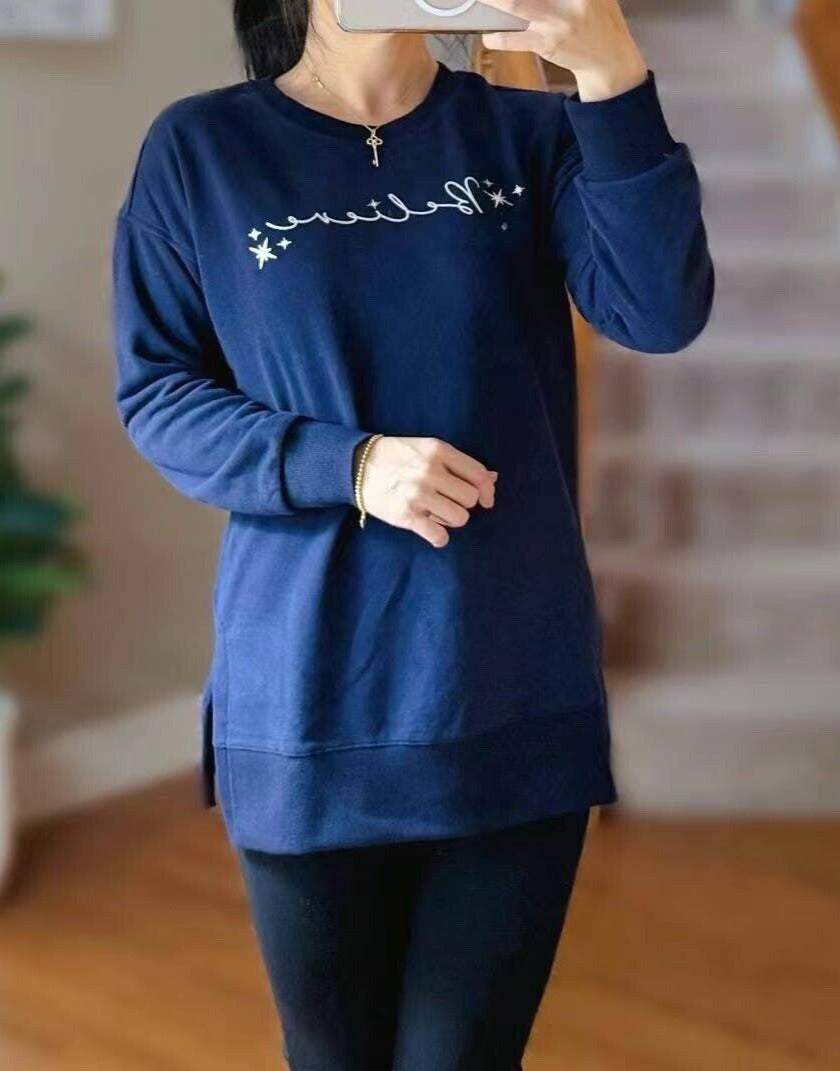 Teddi Rose Ladies' Holiday Crewneck Pullover Sweatershirt 1802498