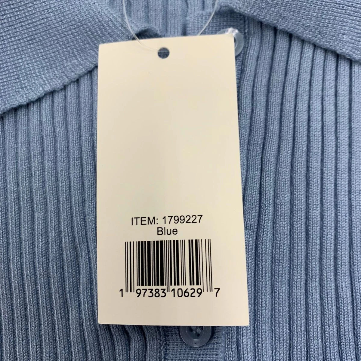 NWT! Calvin Klein Women's Ribbed Top Quarter Button Collared Polo Shirt 1799227