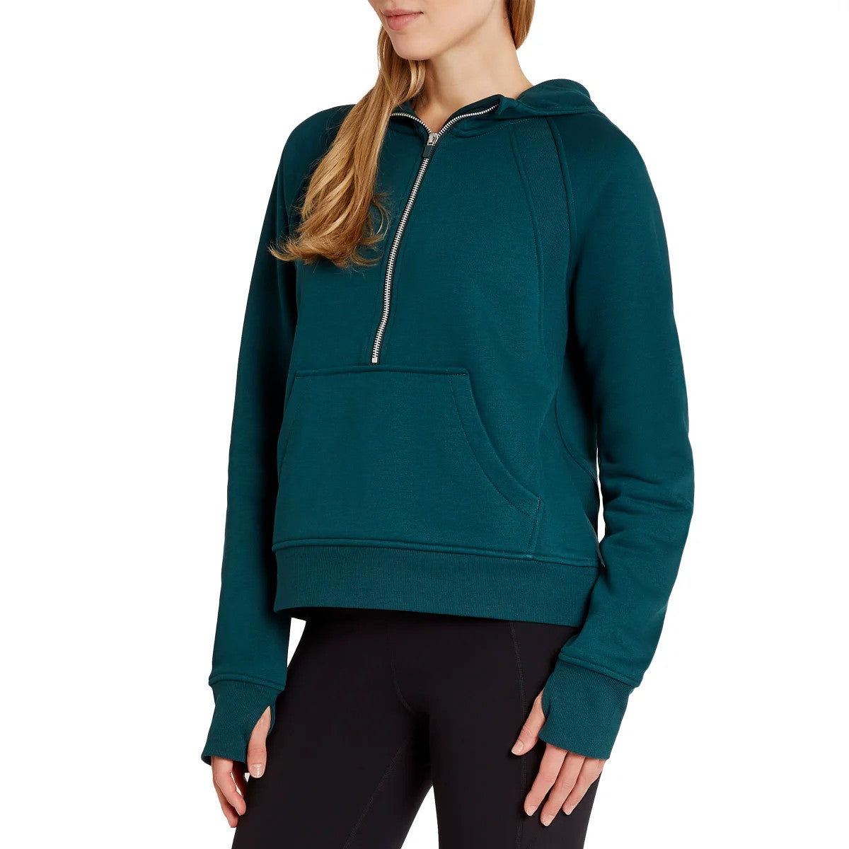 Danskin Womens Half Zip Hoodie NWT 1805037