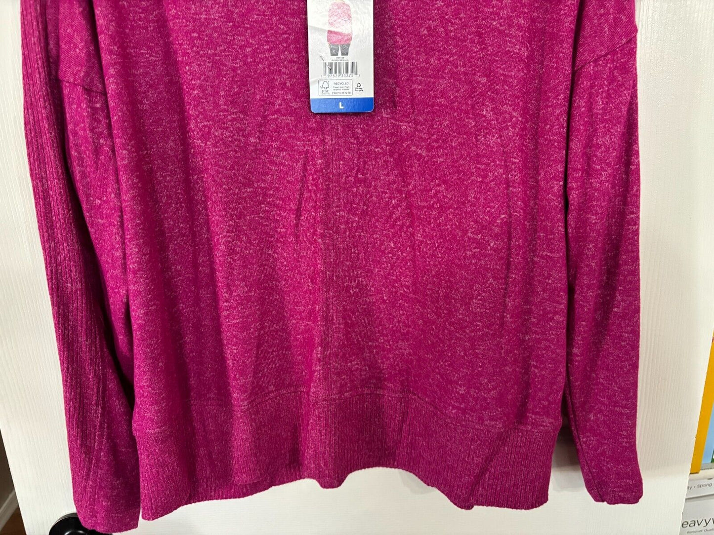 Buffalo David Bitton Ladies' Soft Cozy V-Neck Long Sleeve Top (1797409)