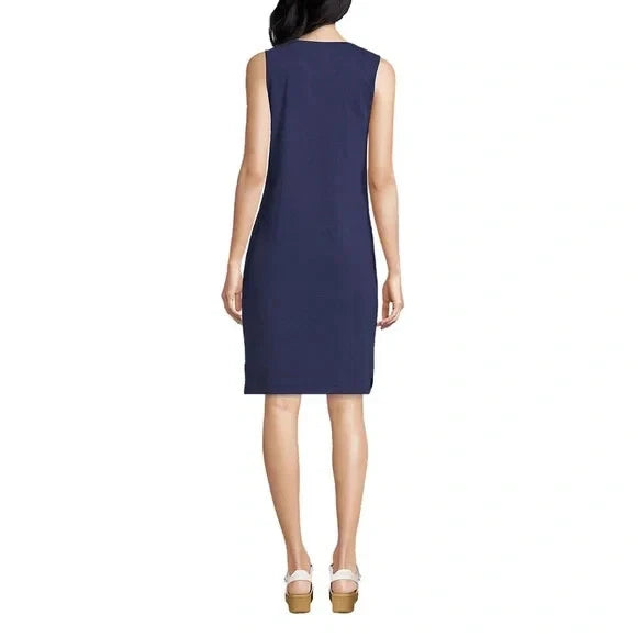 Lands' End Women's Sleeveless Embroidered Dress - NWT 1795589