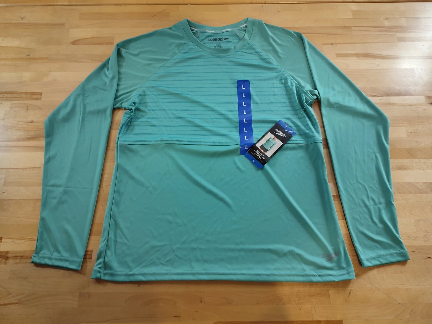 Speedo Women's Performance Swim Tee with UPF 50+ Long Sleeve Shirt (1449469)