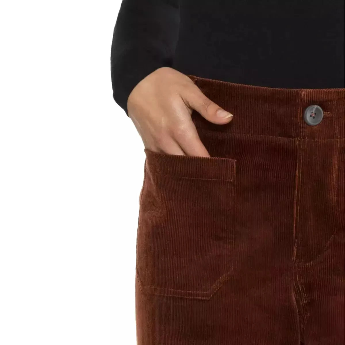 Matty M Ladies' Wide Leg Corduroy Pant 1815432