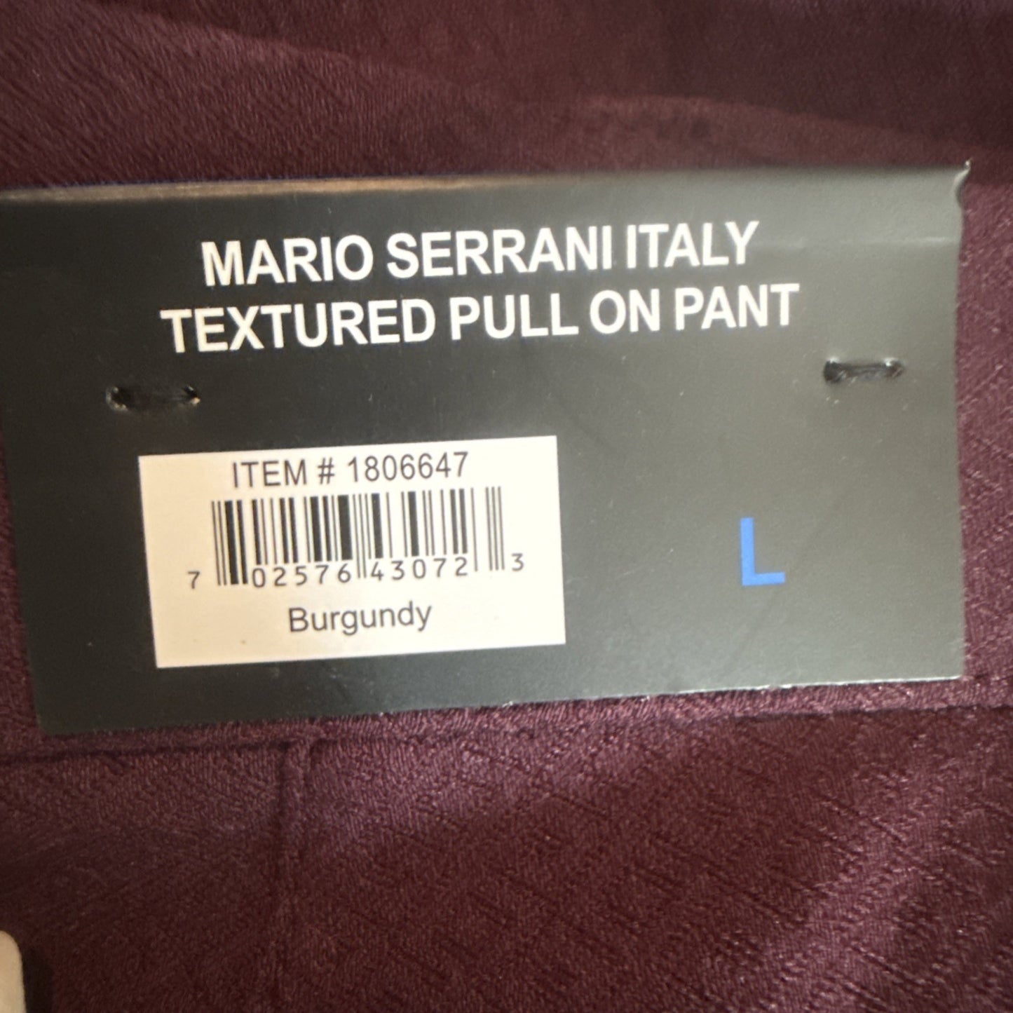 Mario Serrani Italy Ladies' Textured Pull-on Pant 1806647