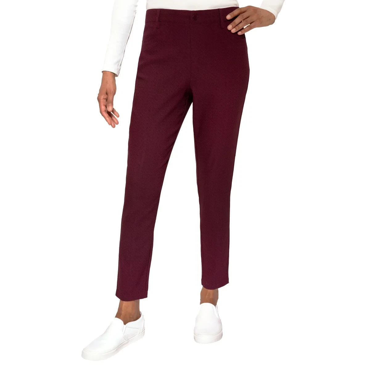 Mario Serrani Italy Ladies' Textured Pull-on Pant 1806647