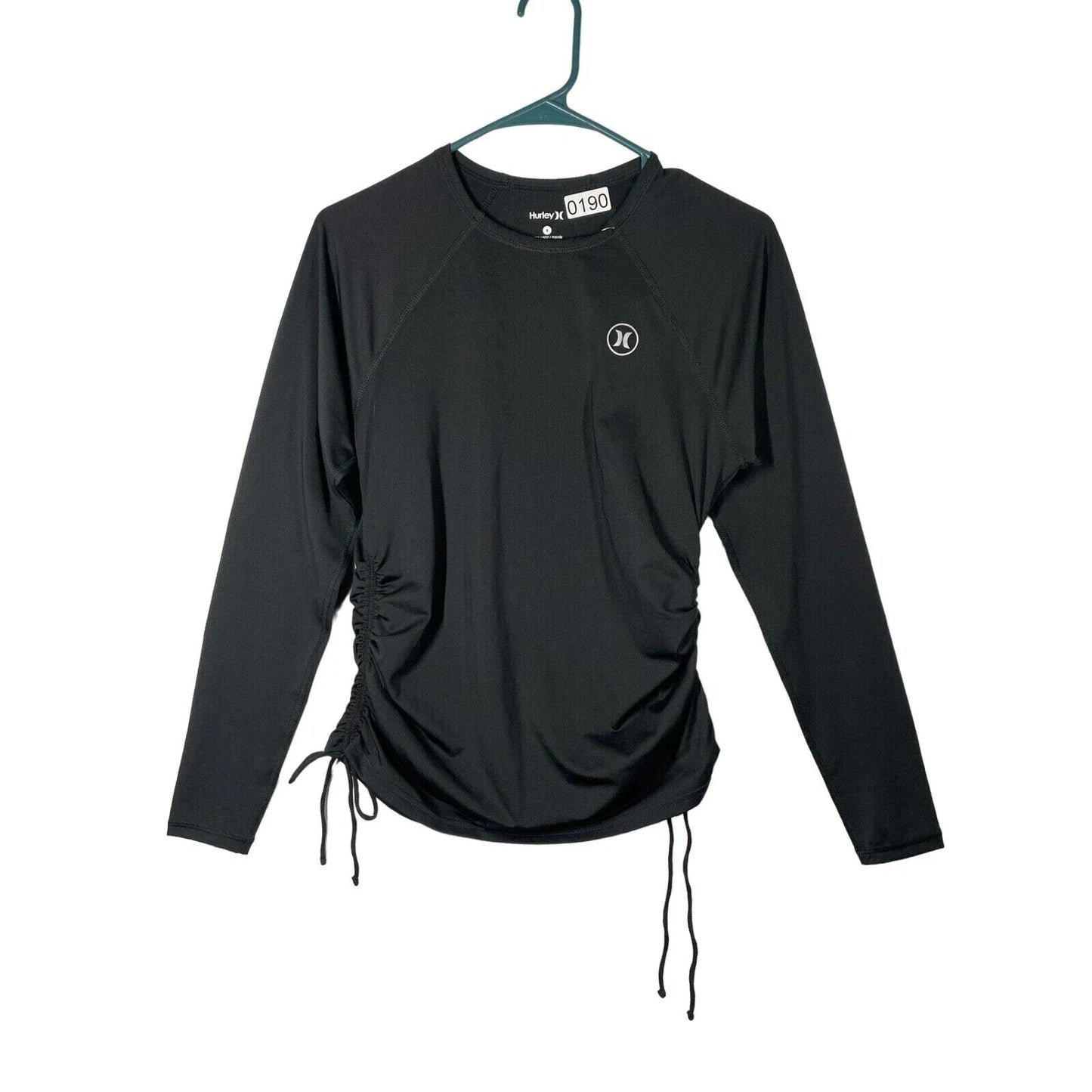 NEW Women's Hurley Long Sleeve Crew Neck Rash Guard Shirt UPF 50+ SZ 2X - 1638613