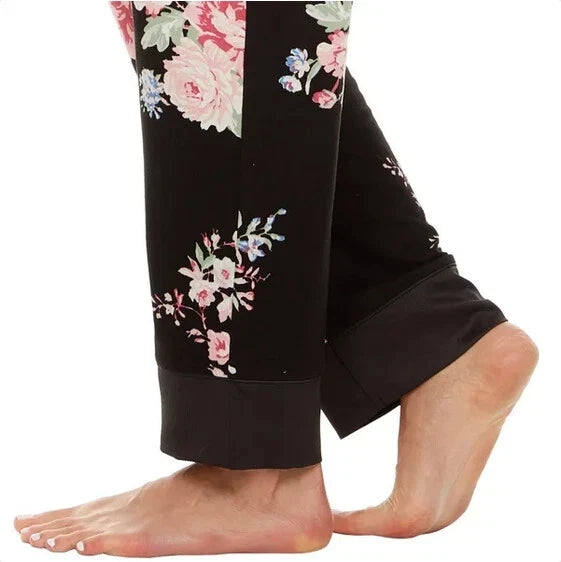 Flora Nikrooz Women's Satin Trim Notch Collar PJ Set 1813509