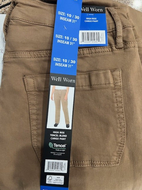 Well Worn Ladies' Tencel Blend Cargo Pant (1802515)