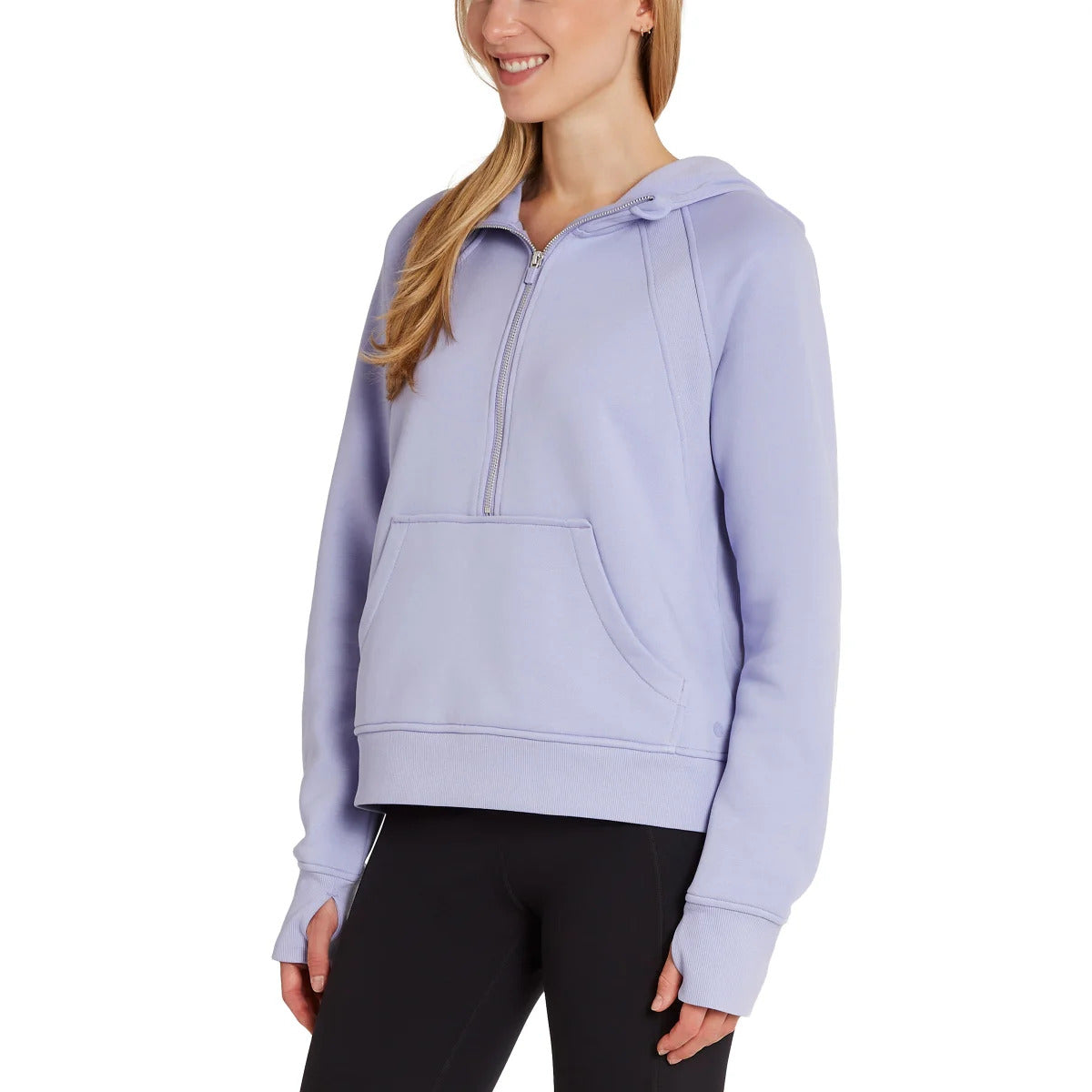 Danskin Womens Half Zip Hoodie NWT 1805037