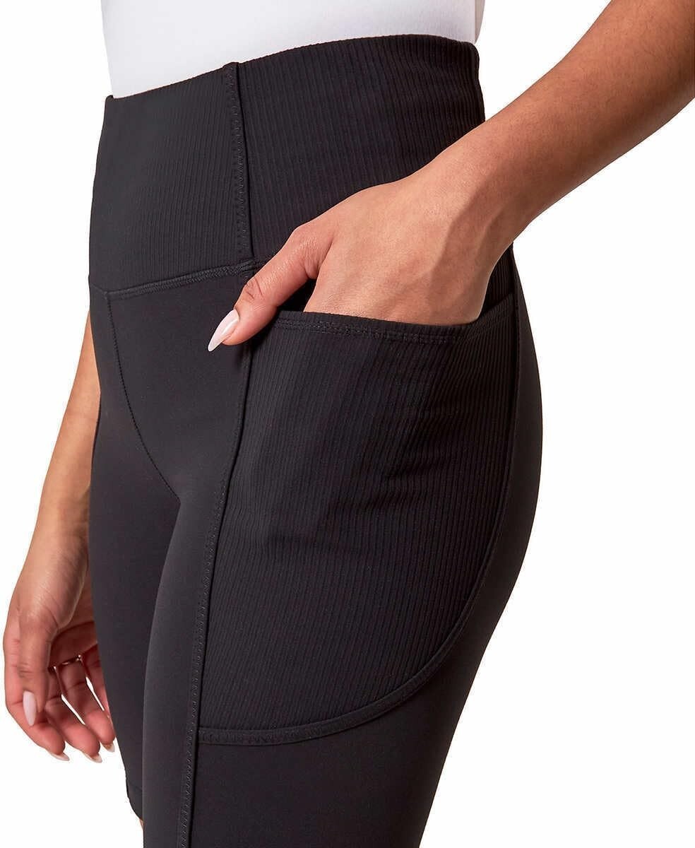 Mondetta Womens Active Midweight Ribbed Bike Short 1849672