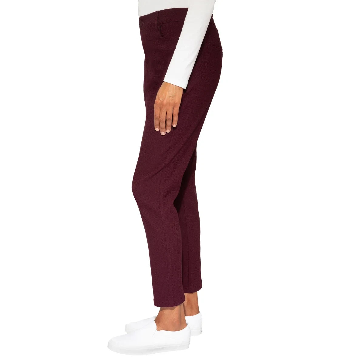 Mario Serrani Italy Ladies' Textured Pull-on Pant 1806647