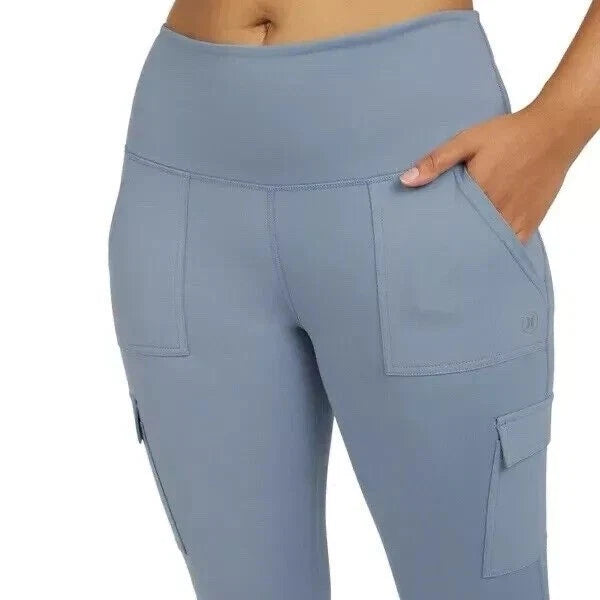 Hurley Ladies Cargo Pocket Tight Leggings, Blue 1815615