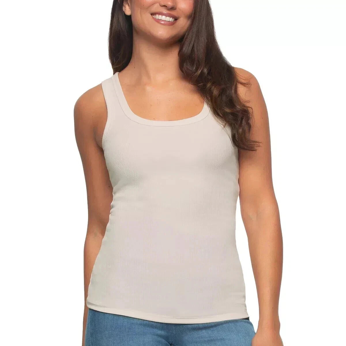 Felina Women's 3 Pack Ribbed Tank Tops 1836623