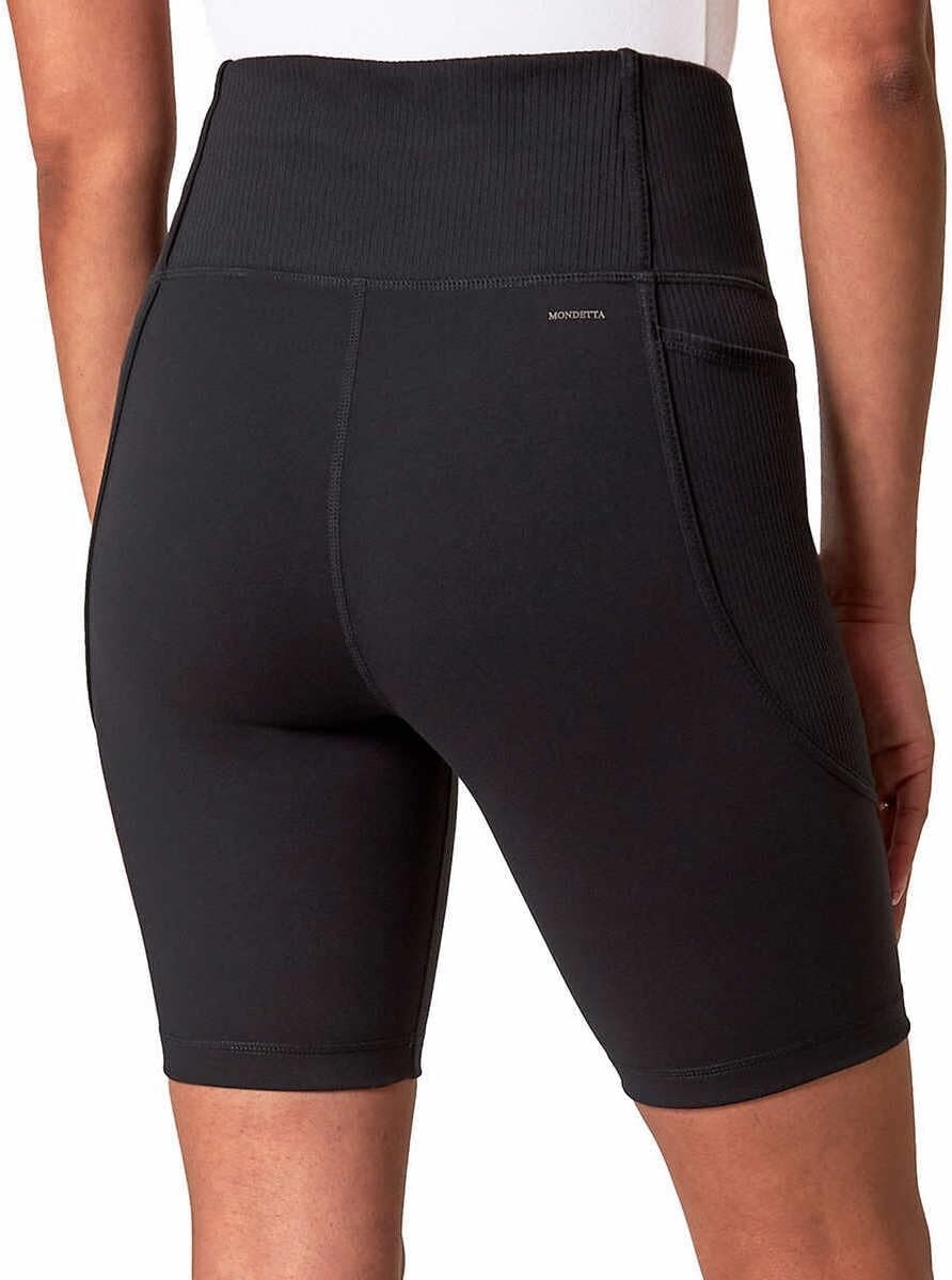 Mondetta Womens Active Midweight Ribbed Bike Short 1849672