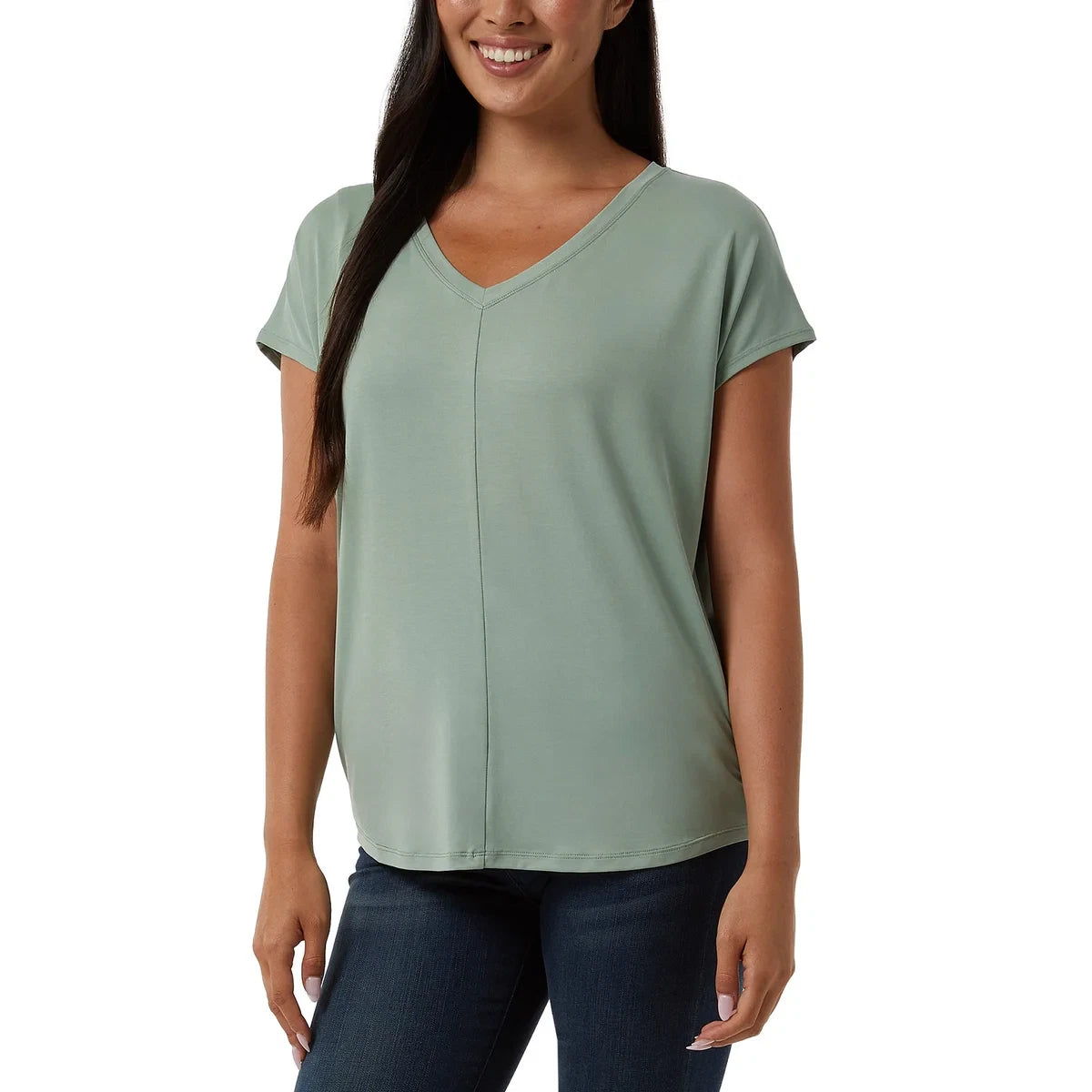 32 Degrees Cool Women's Soft Luxe V-Neck Top 1849301