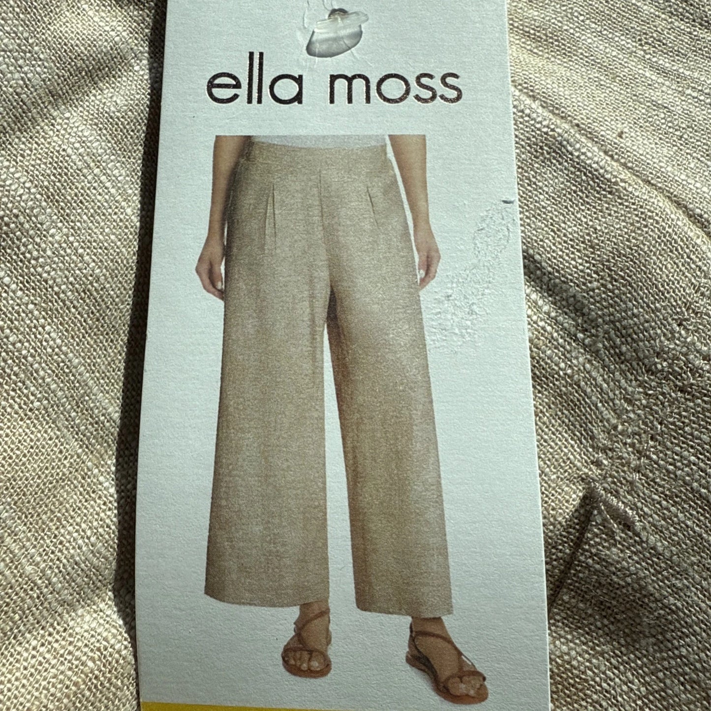 Ella Moss Ladies' Linen Blend Wide Leg Pant 1776705