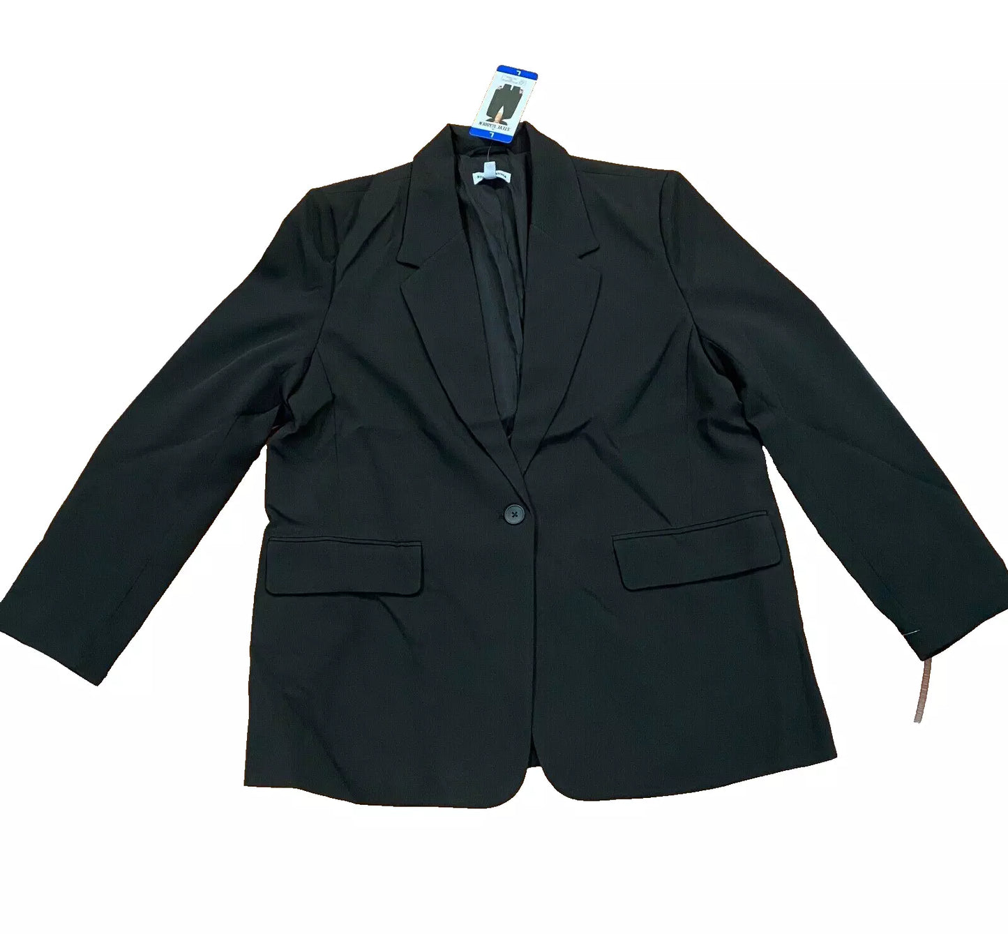 Steve Madden Women's Oversized Fit Shoulder Pads Blazer 1793316