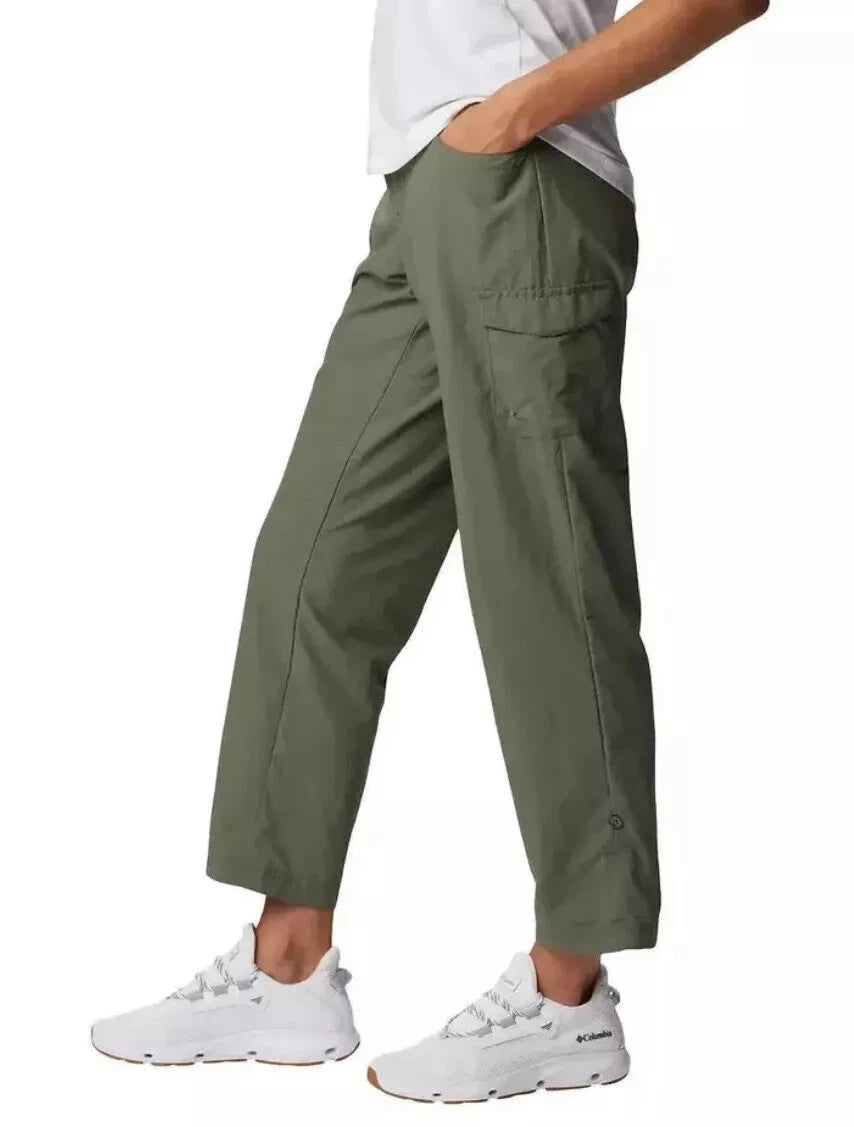 Columbia Ladies' Omni-Shield Roll-up Capri Pants - Cypress - Water Repel 1671872