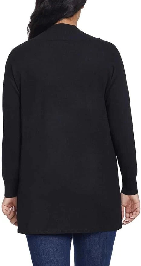 NWT Gloria Vanderbilt Women Open Front Relaxed Cardigan 1723811