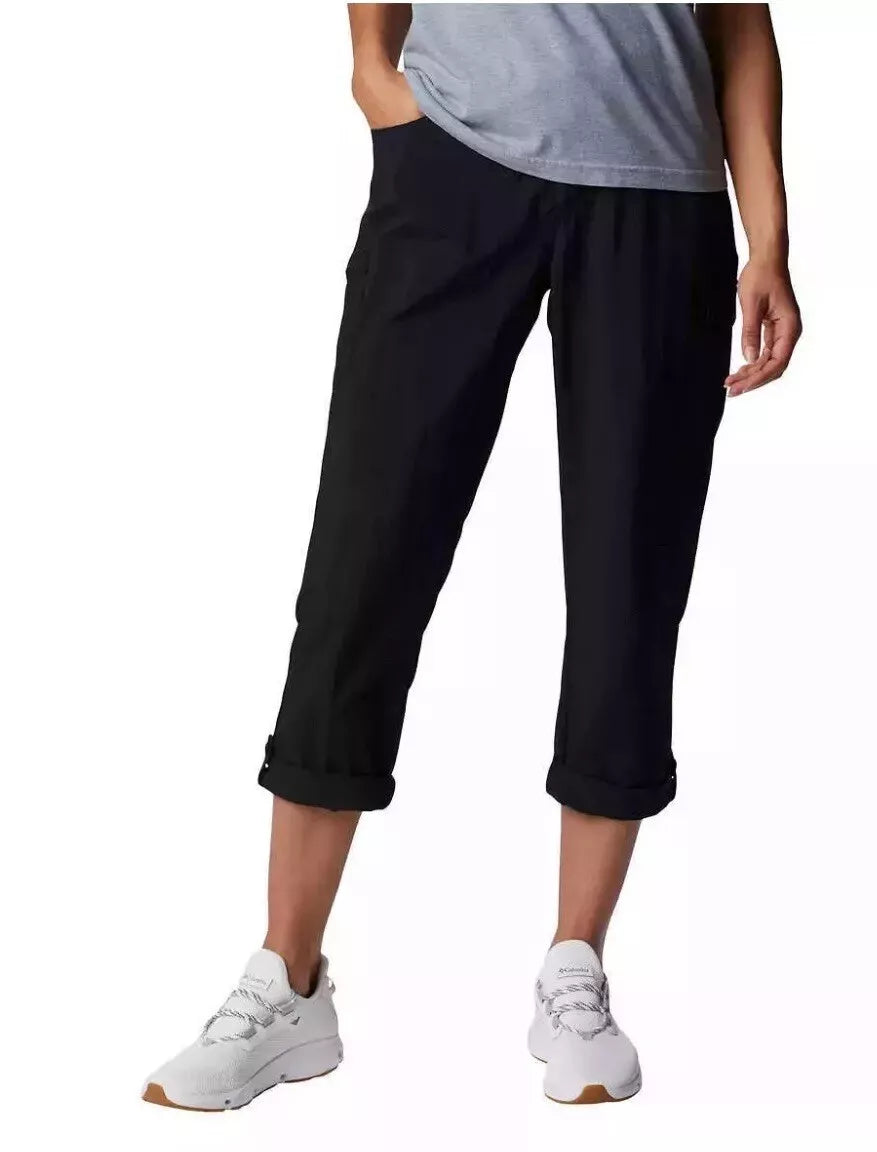 Columbia Ladies' Omni-Shield Roll-up Capri Pants - Cypress - Water Repel 1671872