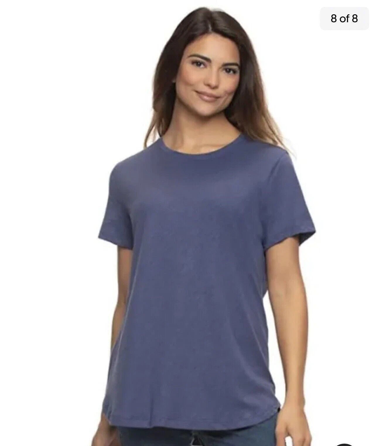 Felina Ladies' Slub Crew Tee, 1, 2-pack 1763393