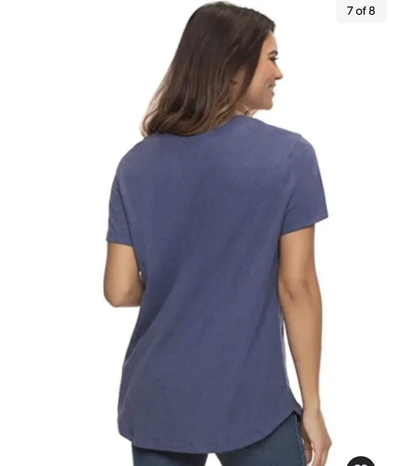 Felina Ladies' Slub Crew Tee, 1, 2-pack 1763393