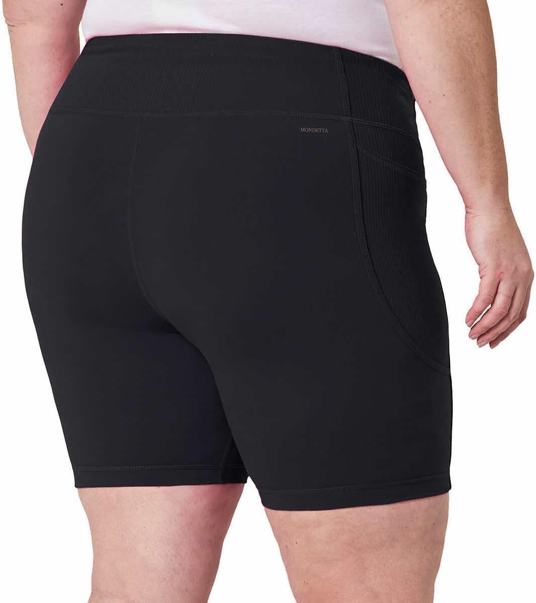 Mondetta Womens Active Midweight Ribbed Bike Short 1849672