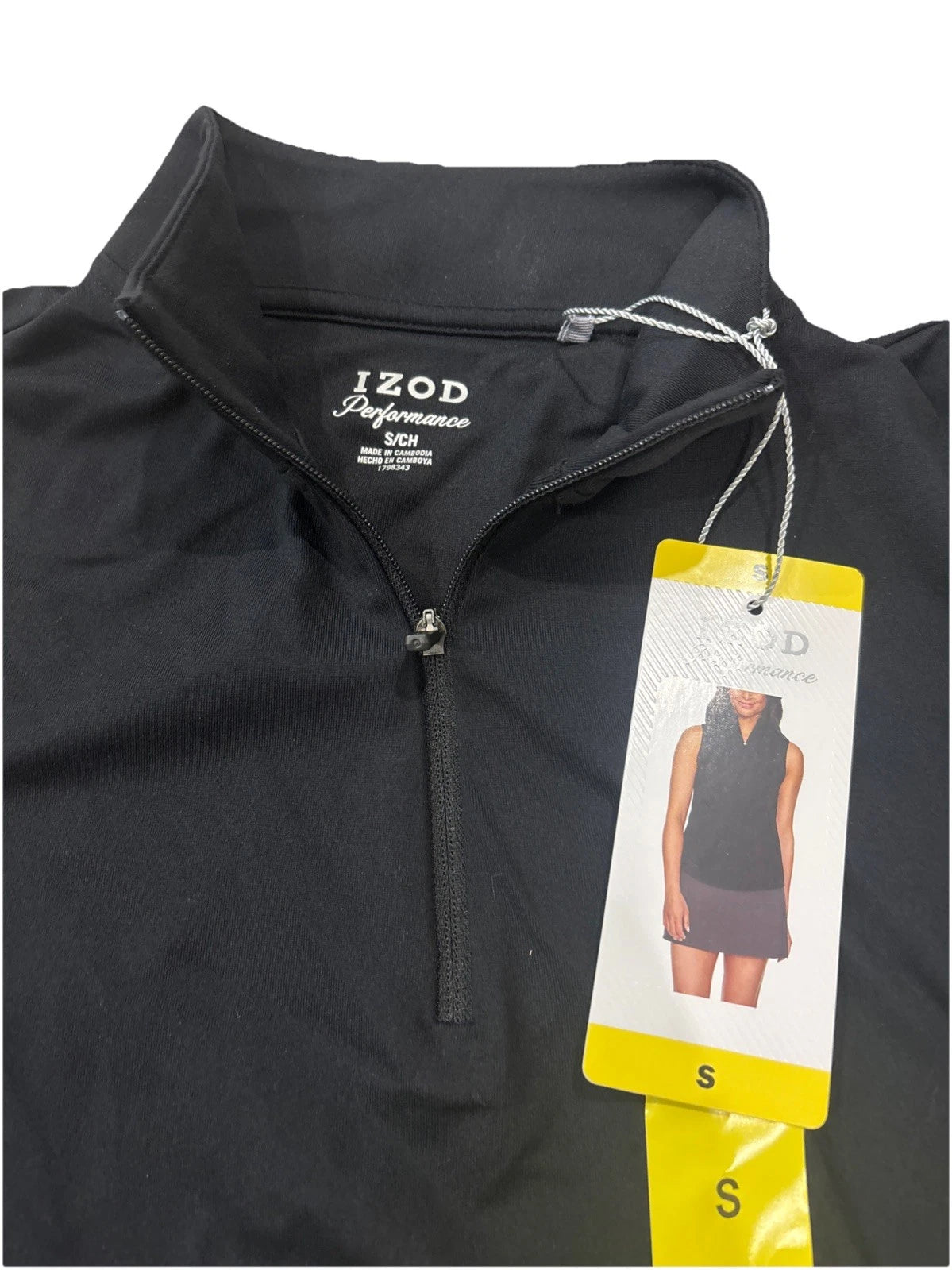 Izod Women's Performance Sleeveless Shirt Golf Top 1798343