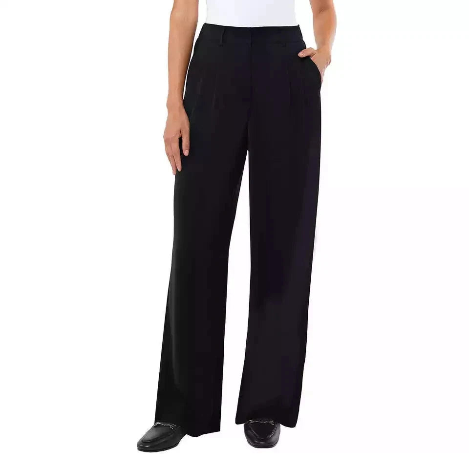 NWT MATTY M 1751121 THE ESSENTIAL TROUSER PANTS BLACK SZ XS #G491 1751121