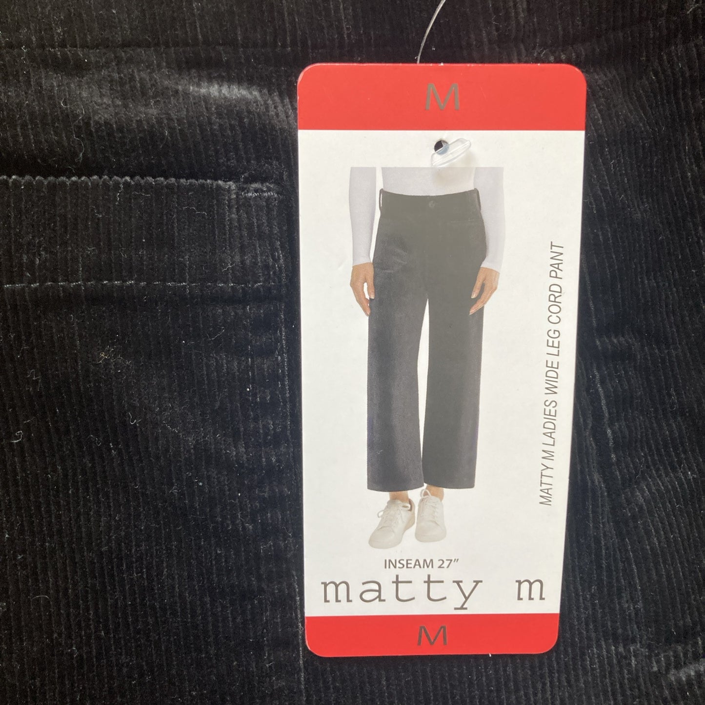 Matty M Ladies' Wide Leg Corduroy Pant 1815432