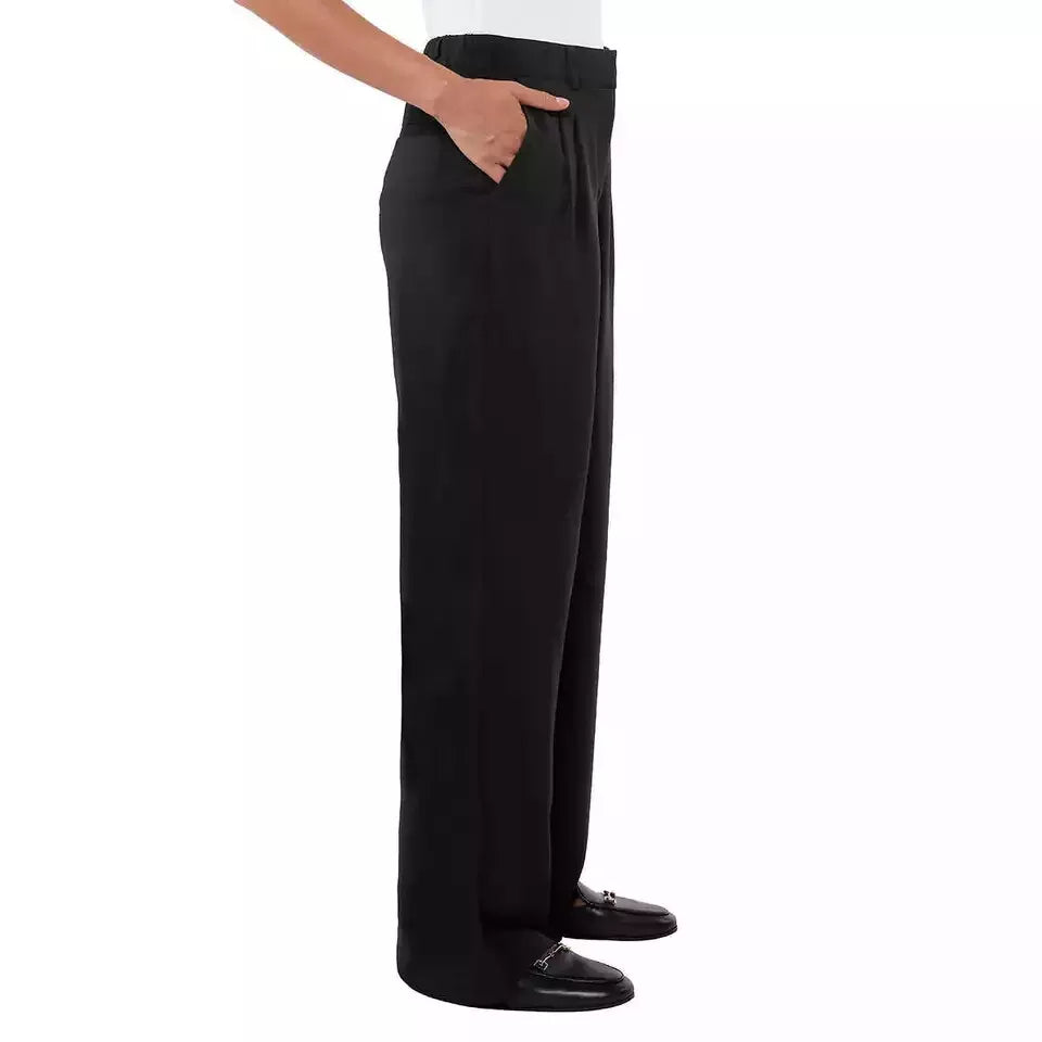 NWT MATTY M 1751121 THE ESSENTIAL TROUSER PANTS BLACK SZ XS #G491 1751121