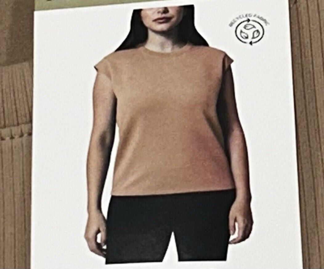 Mondetta Ladies' Soft Ribbed Short Sleeve Active Top