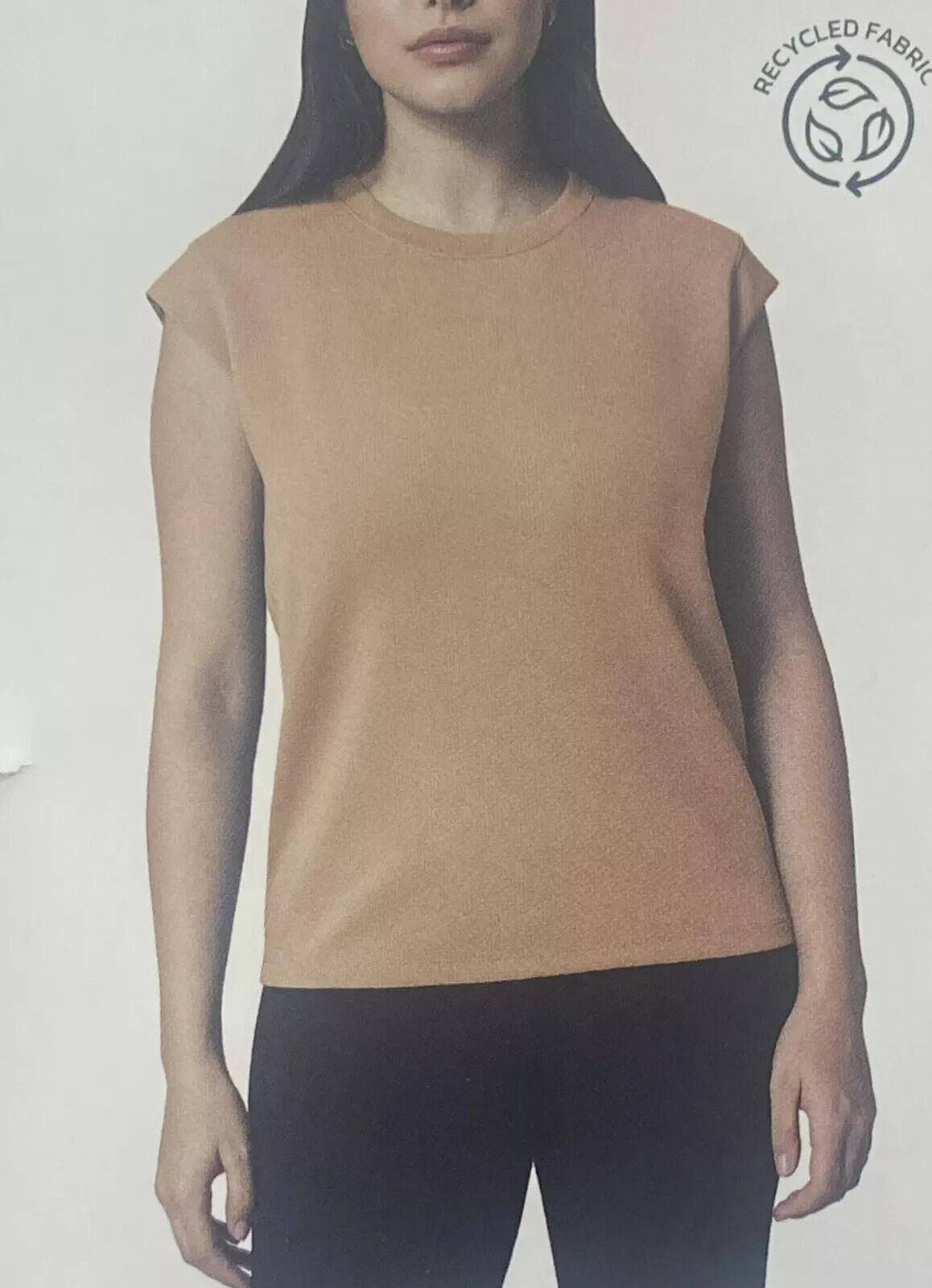 Mondetta Ladies' Soft Ribbed Short Sleeve Active Top