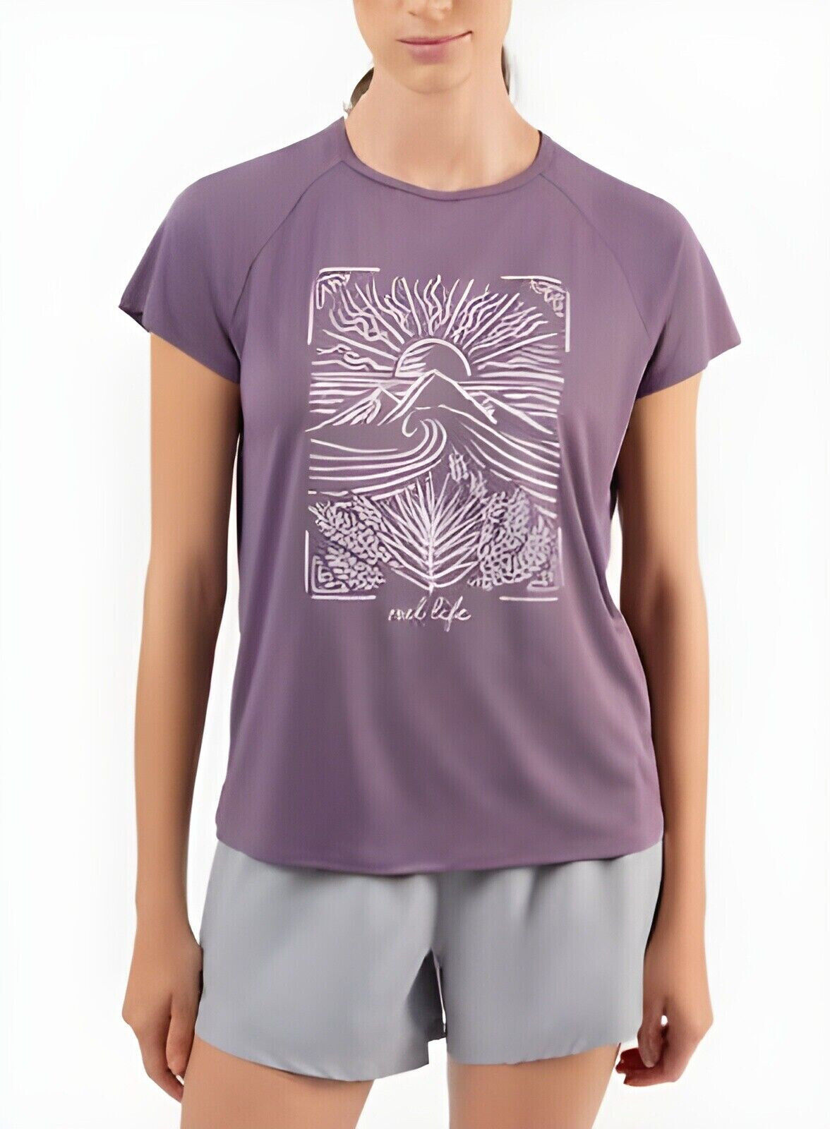 Reel Life Ladies' Split Back Graphic Tee (1775639)