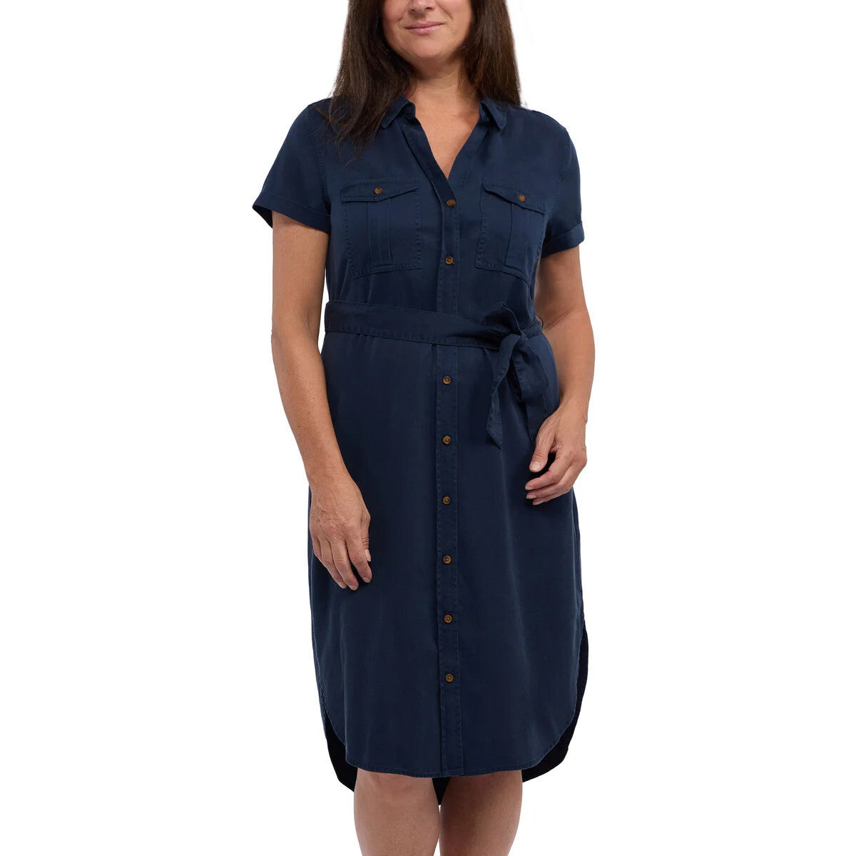 Teddi Rose Women's Tencel Shirt Dress 1846020