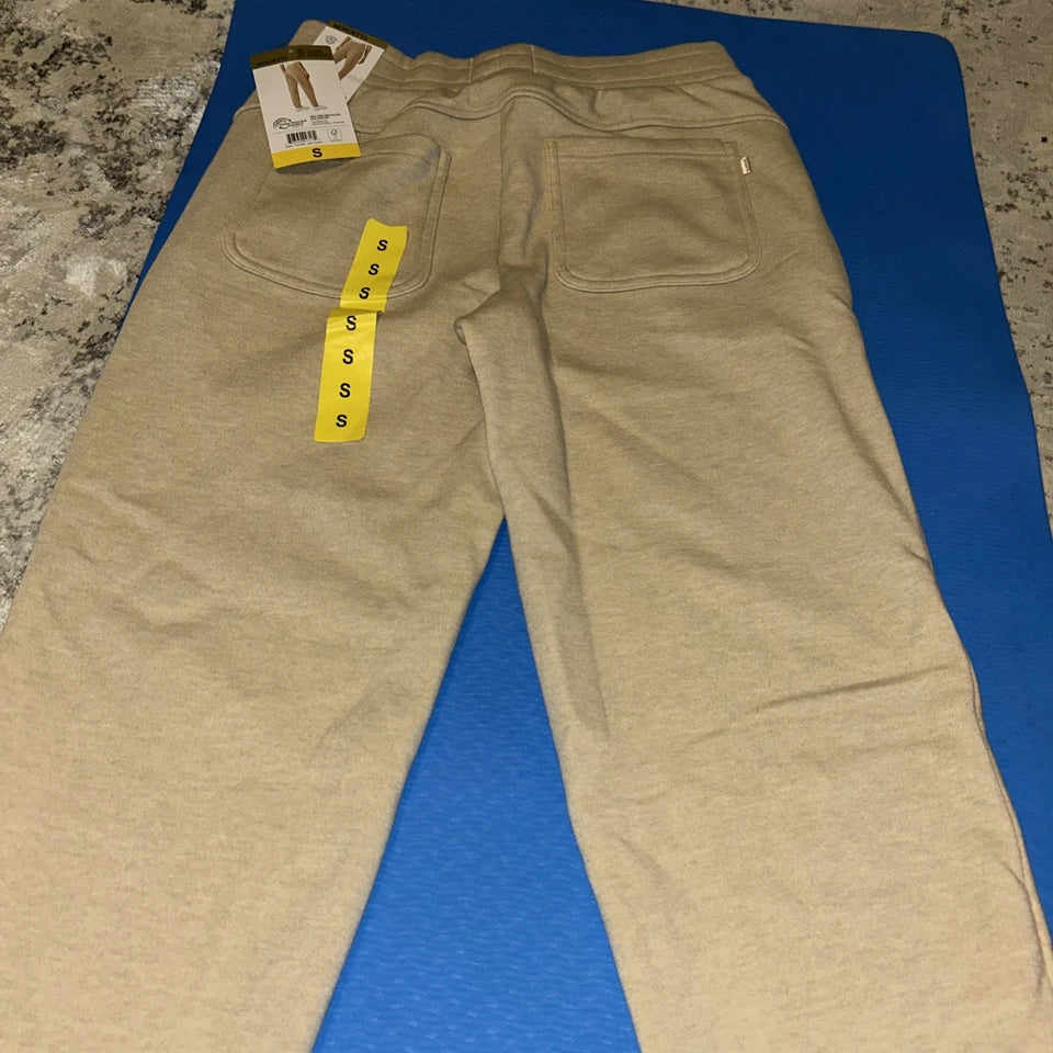 Mondetta Women's Heathered Fleece Jogger Pants, Sıze S, Irish Cream (1797063)