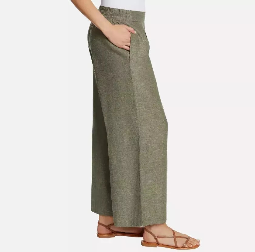 Ella Moss Ladies' Linen Blend Wide Leg Pant 1776705