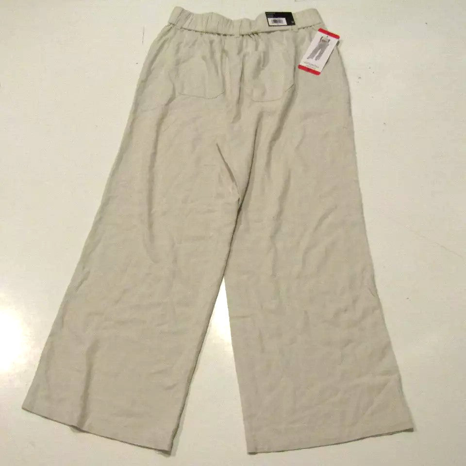 SOUNDSTYLE Womens Linen Pants Wide Leg Casual (1798373)