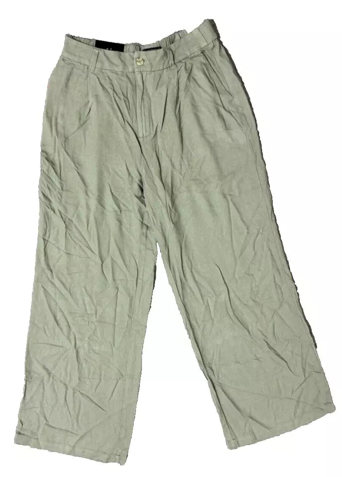 SOUNDSTYLE Womens Linen Pants Wide Leg Casual (1798373)