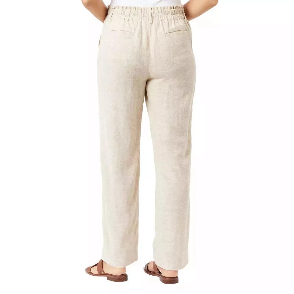 Briggs Ladies' Comfort Stretch Waistband Linen Blend Pants (1760053)