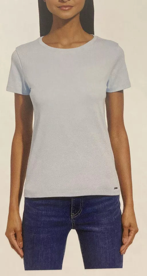 DKNY Women's Cotton Crew Neck Short Sleeve Tee (1679439)