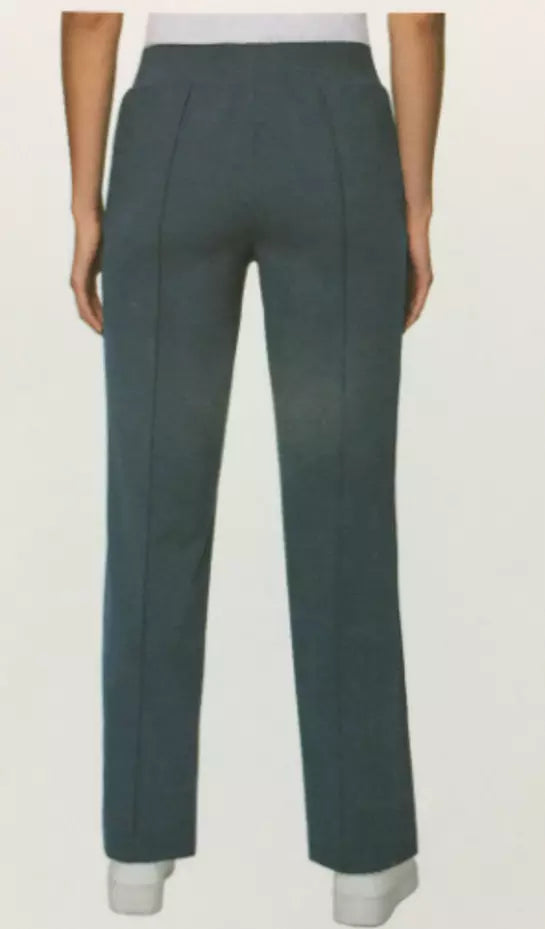 Mondetta Women S Pintuck Straight Leg Pull on Pants