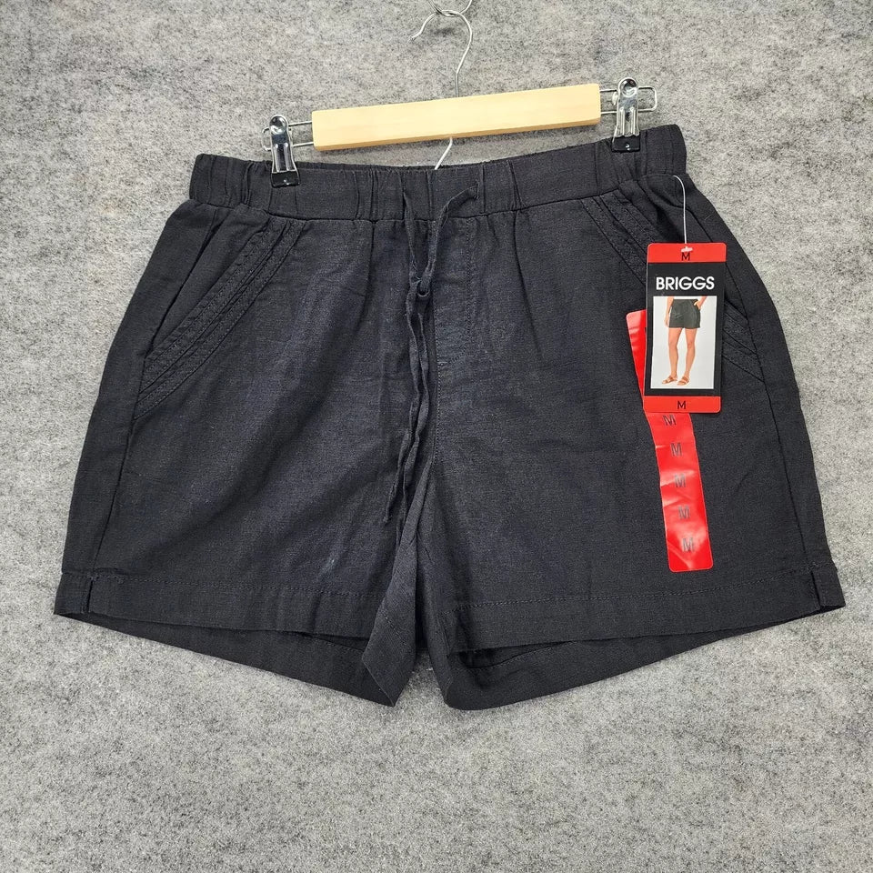 Briggs Ladies Linen Blend Pull-on Short (1665534)