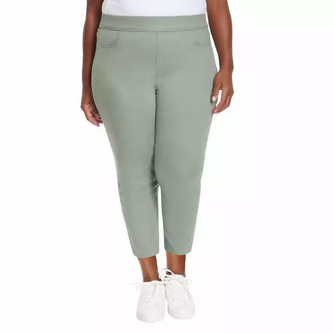 Gloria Vanderbilt Ladies Slim Fit Mid Rise Pull on Pants (1503632)