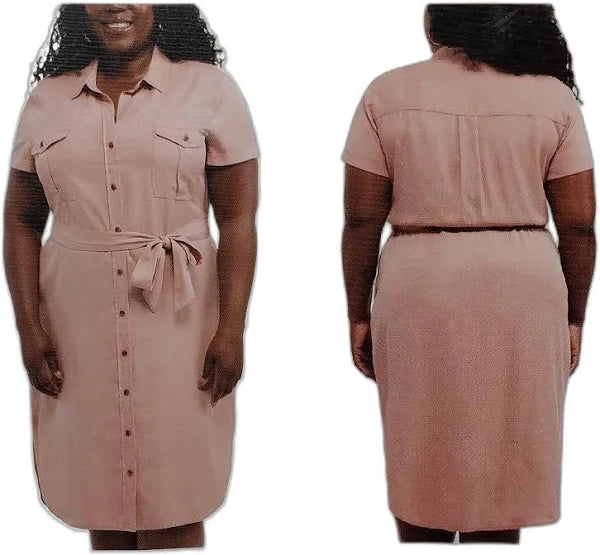 Teddi Rose Women's Tencel Shirt Dress 1846020