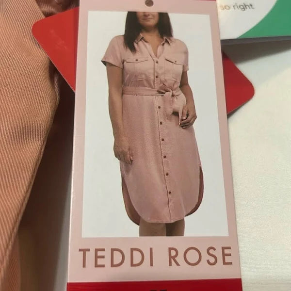 Teddi Rose Women's Tencel Shirt Dress 1846020