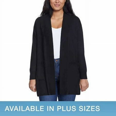 NWT Gloria Vanderbilt Women Open Front Relaxed Cardigan  1723811