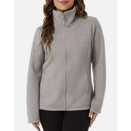 32 Degrees Activewear Brushed Faux Wool Lightweight Jacket 1699333