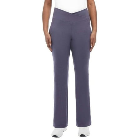 Jockey Women S High Waist Moisture Wicking Side Pockets Cross Waist Yoga Active Pants  1720435