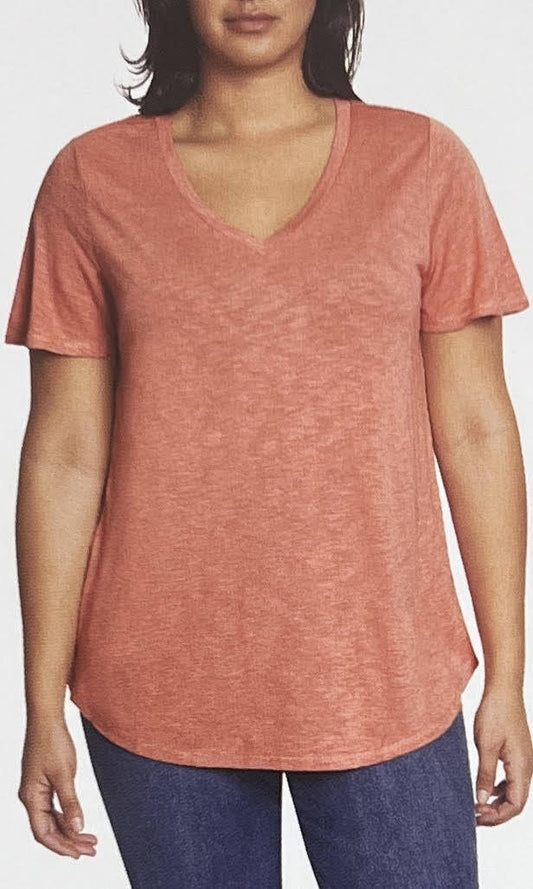Jessica Simpson Ladies' Knit Flutter Sleeve V-Neck Tee (1685886)